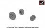 1/72 Fairey Gannet late type checkerboard wheels weighted tires