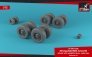 1/72 Aerospatiale Concorde wheels with weighted tyres early image 2