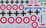 Exotic Decals D�calcomanies Bf-109 E-1 Captur�s 1/48 image 1