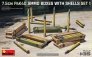 1/35 7.5cm PaK40 Ammo Boxes with Shells Set 1