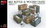1/35 Milk Bottles & Wooden Crates