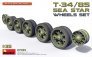 1/35 T-34/85 Sea Star wheels set