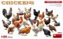 MiniArt H�hner 30 Figuren 1/35 Diorama