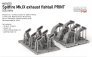Brassin 1/24 Spitfire Mk.IX exhaust fishtail PRINT