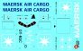 1/200 decals of Maersk Air Cargo Boeing 777-200F image 1