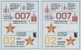 Blue Rider 1/48 Mongolian Air Force 1940-1994 D�calcomanies