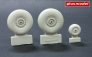 1/48 C-47 Skytrain wheels without cover
