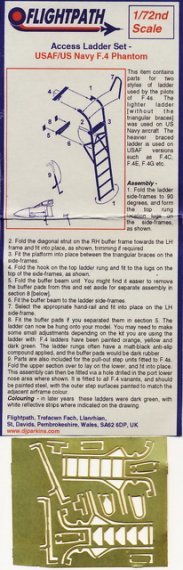 1/72 F-4 Phantom ladders