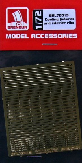 1/72 Cowling fixtures and interior ribs