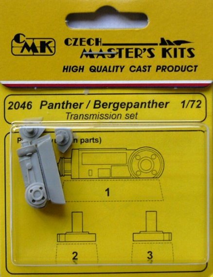 1/72 Panther/Bergepanther  Transmission set