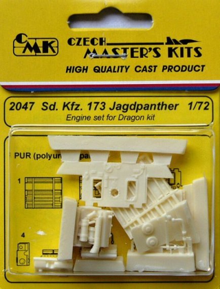 1/72 Sd.Kfz.173 Jagdpanther Engine Set (DRAG)
