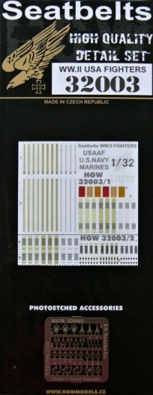 1/32 Seatbelts US Fighters WWII
