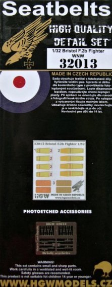 1/32 Seatbelts Bristol F.2b Fighter (WNW)