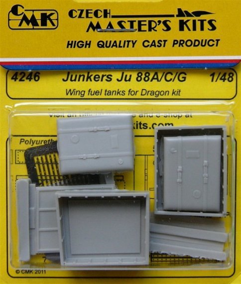 1/48 Junkers Ju 88A/C/G Wing fuel tanks (DRAG)