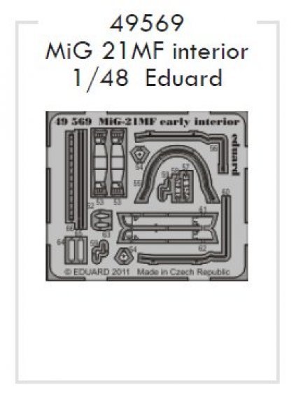 1/48 MiG 21MF interior (EDU)
