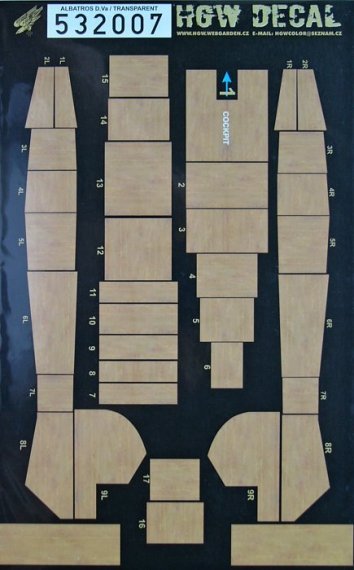 1/32 Decals Albatros D.V/D.Va (WNW)  transparent