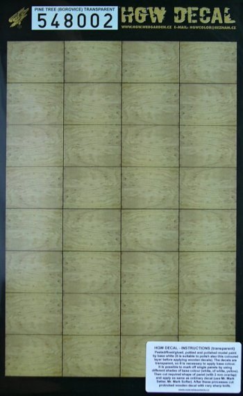 1/48 Decals Pine Tree  Type II. (transparent)