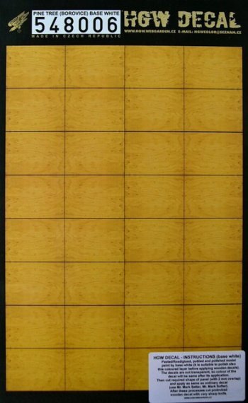 1/48 Decals Pine Tree  Type III. (base white)