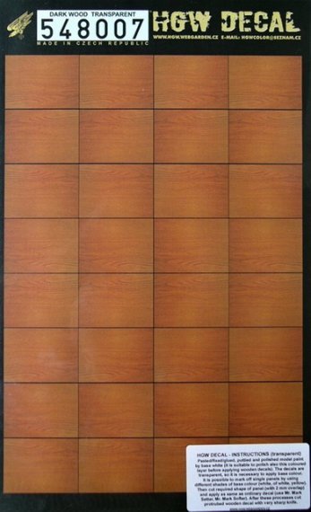 1/48 Decals DarkWood (transparent)
