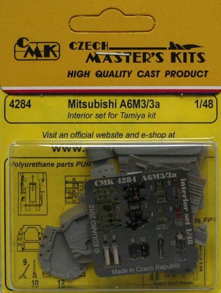1/48 Mitsubishi A6M3/3a  Interior set (TAM)