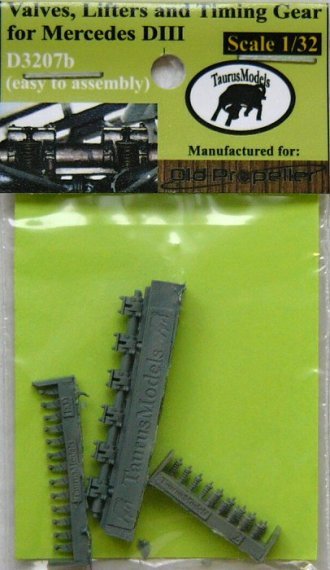 1/32 Valves,Lifters,Tim.Gear Mercedes D.III Set 2