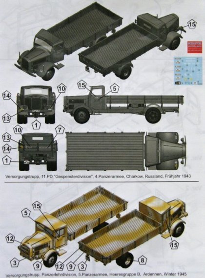 1/72 Mercedes DB L-4500S Stahlfhrerhaus (early)
