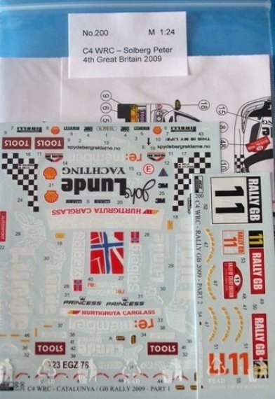 1/24 Citroen C4 WRC (Rally GB 2009)