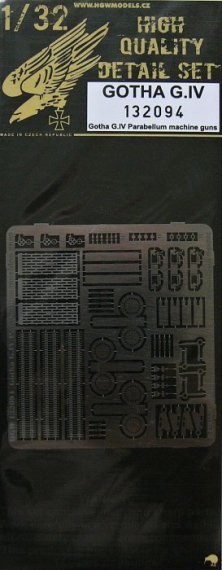 1/32 Gotha G.IV  Parabellum machine guns (PE set)