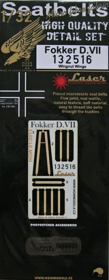 1/32 Seatbelts Fokker D.VII (WNW)