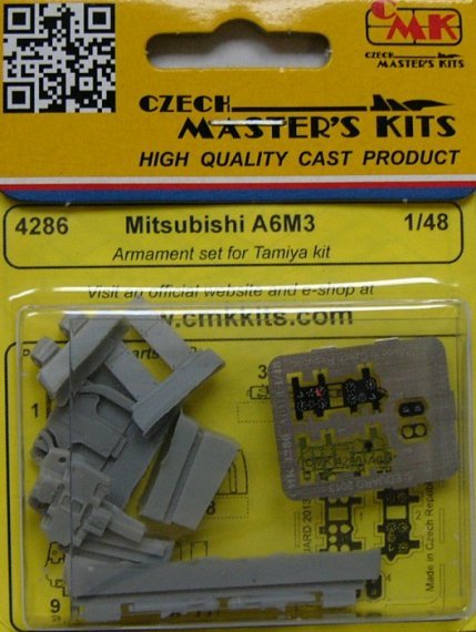 1/48 Mitsubishi A6M3  Armament set (TAM)