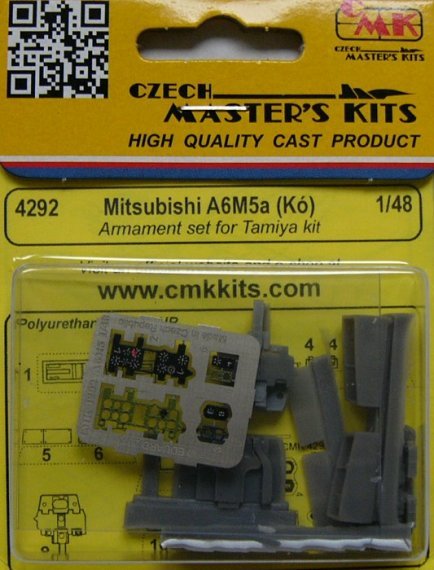 1/48 Mitsubishi A6M5a (K)  Armament set (TAM)