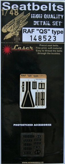 1/48 Seatbelts RAF QS type (laser&PE set)