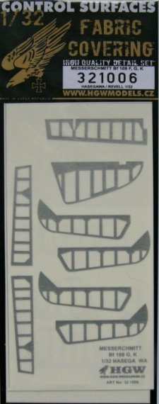 1/32 Bf 109 F,G,K  Control Surfaces (fabric)