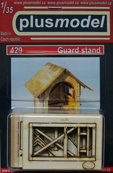 1/35 Guard stand (laser cut wood)