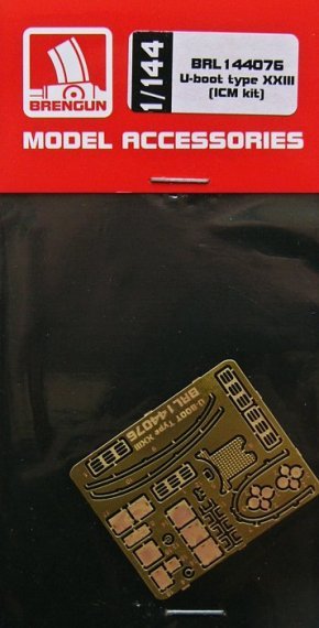 1/144 U-boot type XXIII  PE set (ICM)