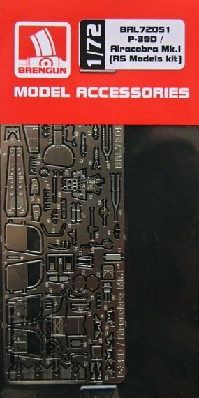 1/72 P-39D Airacobra Mk.I  PE set (RSMOD)