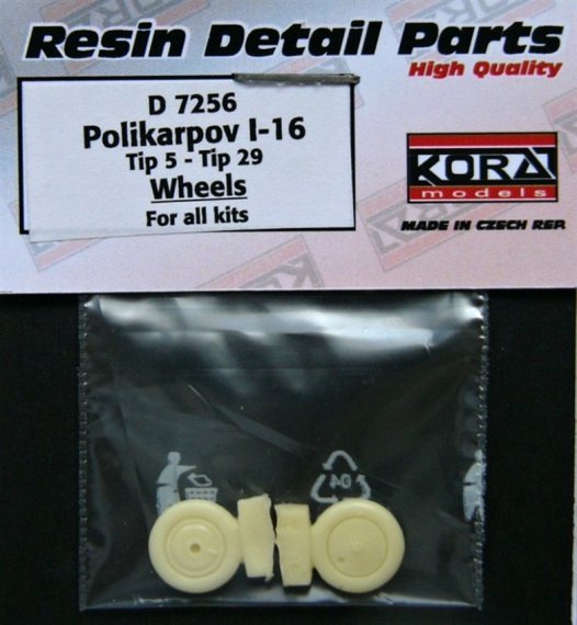1/72 Wheels for Polikarpov I-16 Typ 5  Typ 29