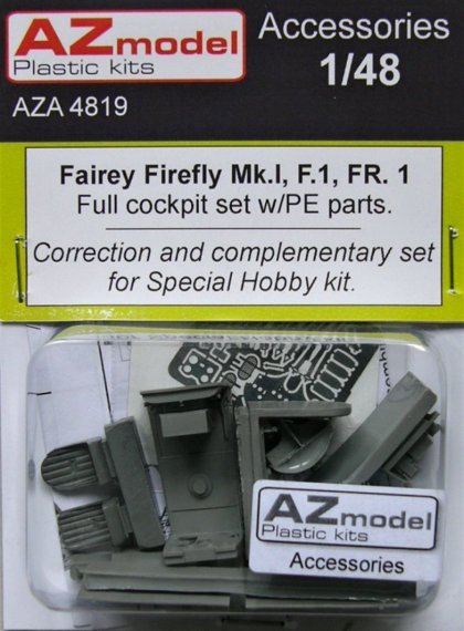 1/48 Fairey Firefly Mk.I,F.1,FR.1  Cockpit set