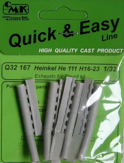 1/32 Heinkel He 111H16-23  Exhausts (REV)