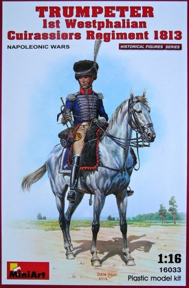 1/16 Trumpeter on horse (Napoleonic Wars)