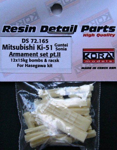 1/72 Mitsubishi Ki-51 Guntei/Sonia  Armament II.