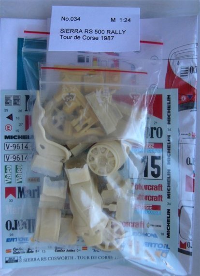 1/24 Sierra RS 500  Tour de Corse 1987 (transkit)