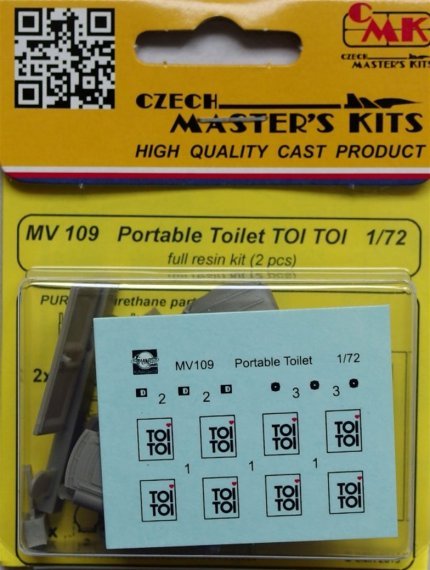 1/72 Portable toilet TOI TOI (resin kit, 2 pcs.)