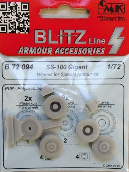 1/72 SS-100 Gigant  wheels set (SP.ARMOUR)