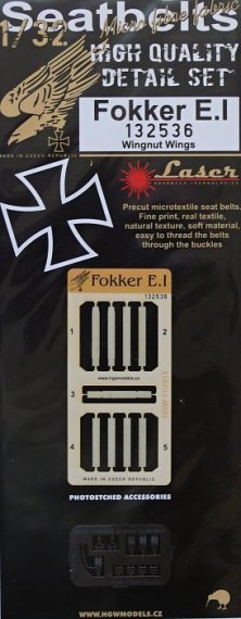 1/32 Seatbelts Fokker E.I  laser (WNW)