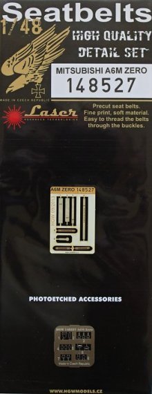 1/48 Seatbelts Mitsubishi A6M Zero (laser)