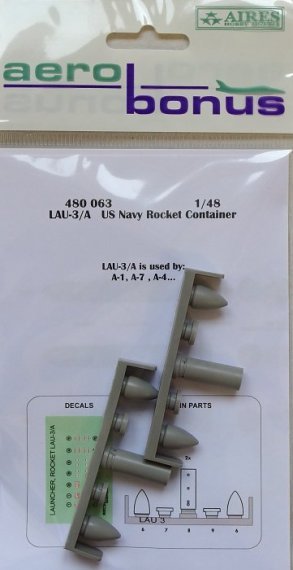 1/48 LAU-3/A US Navy rocket container