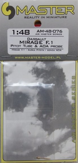 1/48 Dassault Mirage F.1  Pitot Tube & AOA Probe