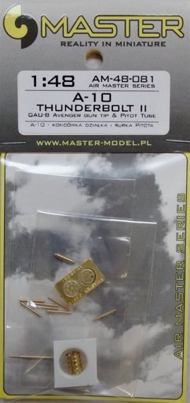 1/48 A-10 Thunderbolt II GAU-8 Aveng.gun tip&Pitot