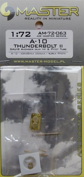 1/72 A-10 Thunderbolt II GAU-8 Aveng.gun tip&Pitot